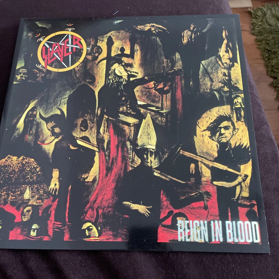 Slayer Reign in Blood Vinyl LP & insert Coloured Excellent - Image 1 of 3