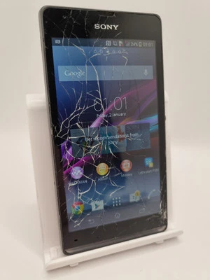Sony Xperia SP Black Unlocked 8GB 4.6" HD Display Android Smartphone Cracked - Image 1 of 4