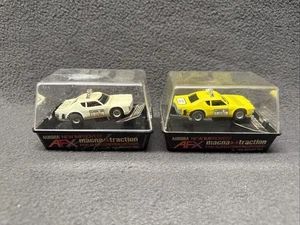 Aurora AFX Matador Taxi No. 1939 Original Pair Banded NOS Yellow & White Version - Picture 1 of 15