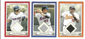 3 2005 Origins Materials Trikot Baseball: Hank Blalock, Kazuo Matsui, Miguel Tej - Bild 1 von 2