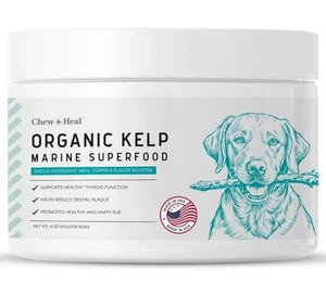 Chew+Heal Organic Kelp Marine Superfood for Dogs - 4 oz - 10/2026 - Picture 1 of 6
