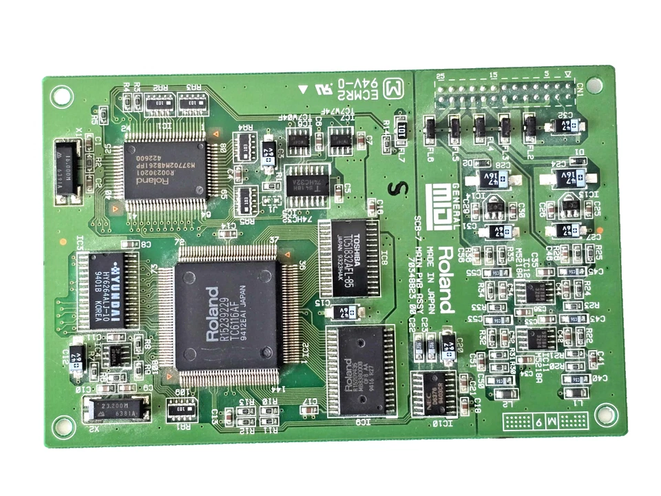 Roland SCB-7 Sound Canvas MIDI Daughterboard + CHILL-V Carrierboard Retro Gaming - Bild 1 von 4