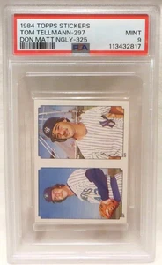 Don Mattingly **PSA 9** MINT 1984 Topps Stickers #325 - Picture 1 of 3