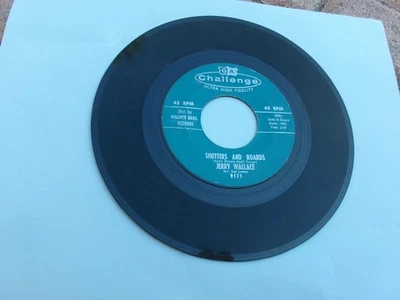 Jerry Wallace -Challenge 45 VG/VG+ Shutters and Boards/Am I That Easy to Forget - Image 1 of 4