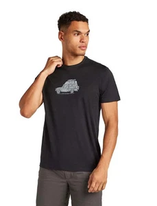 Icebreaker Merino 150 Tech Lite Short Sleeve Mens T-Shirt - Cosy Camper - Picture 1 of 6