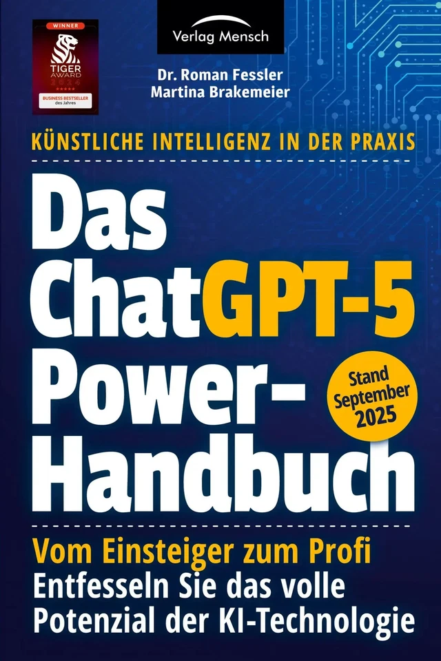 Das ChatGPT Powerhandbuch | Roman Fessler (u. a.) | Taschenbuch | 178 S. | 2025 - Bild 1 von 1
