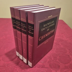 Macmillan Encyclopedia of Chemistry - Four Volume Hardcover Set - 1,696 pages - Picture 1 of 4