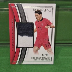 2023-24 Panini Immaculate Hee-Chan Hwang Remarkable Patch 44/49 Korea Republic - Picture 1 of 3