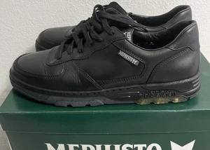 Mephisto Marek Black Sandycalf Run Off Sneaker Schuhe Größe 10,5 EU 10 NEU - Bild 1 von 6
