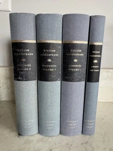 Everyman's Library Set William Shakespeare Comedies Sonnets Histories - Picture 1 of 3