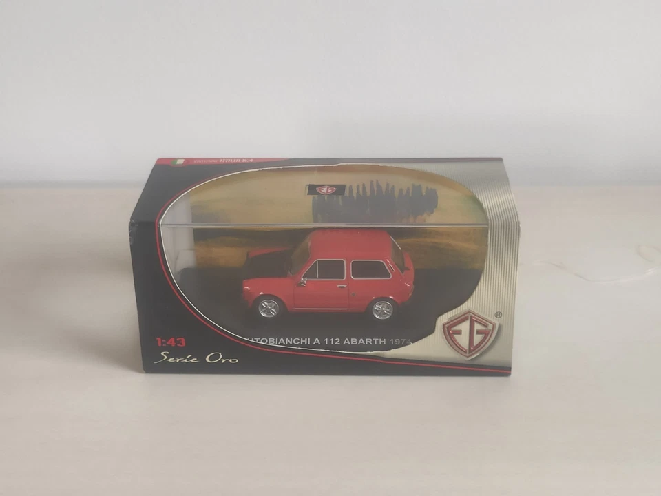 Autobianchi A112 Abarth 1974 Modellino Die Cast 1/43 Serie Oro Edison Giocattoli - Immagine 1 di 4