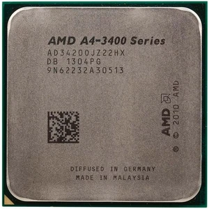 AMD CPU Processor Socket FM1 A4-3400 AD34200JZ22HX 2.70GHz Dual Refurbished - Picture 1 of 2