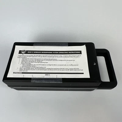 Nady DKW-2 Wireless Microphone System Missing Mic - Everything Else Sealed - Image 1 of 3