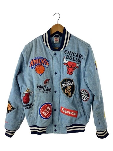 Giacca Supreme Stadium 18SS NBA Team Warm Up M Denim IDG AO3632 440 usata