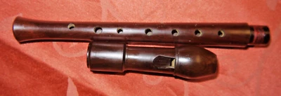 Seltene Sopran C Blockflöte in Rosenholz - Keine Marke Model Peter Harlan - Bild 1 von 4