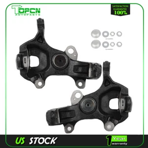 (2) Front Steering Spindle Knuckle For 1997-2003 Ford F-150 1997-2002 Expedition - Picture 1 of 15