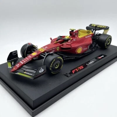 Modellino F1 Bburago 1/18 Ferrari F1-75 2022 Monza Gp Carlos Sainz #55 - Immagine 1 di 4