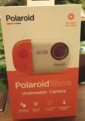 Polaroid Wave Underwater Camera (Orange/White) - Waterproof - Image 1 of 4