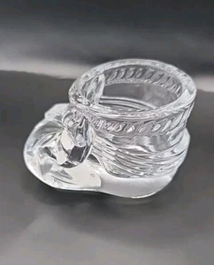 Princess House Baby Bootie 24% Bleikristall Frankreich Figur Schmuck Schale - Bild 1 von 12