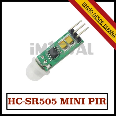 HC-SR505 Mini Modulo Detector Movimiento Sensor Infrarrojo PIR Arduino mini-body - Imagen 1 de 4