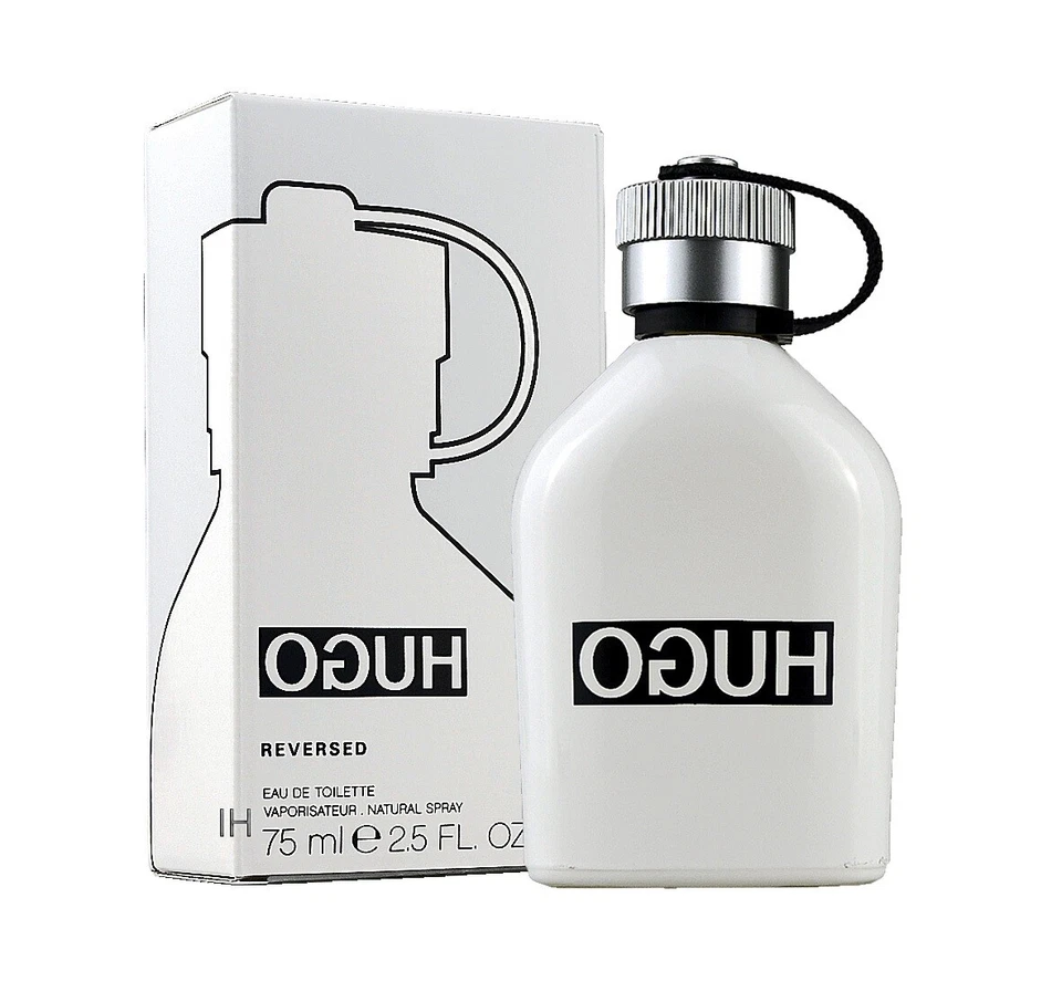 Hugo Boss Hugo Reversed 75 ml Eau de Toilette & Tasche Neu & Originalverpackt