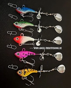 13g Tailspinner Jig Bleikopfspinner  Blinker Barsch Forellen Hecht Raubfisch - Bild 1 von 12