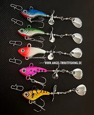 13g Tailspinner Jig Bleikopfspinner  Blinker Barsch Forellen Hecht Raubfisch - Bild 1 von 4
