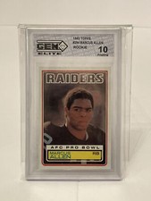 1983 Topps Marcus Allen Rookie Card GEM MINT 10 #294 RC Raiders