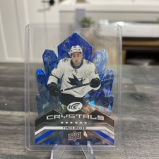 2021-22 Upper Deck Ice Hockey Ice Crystals #IC-28 Timo Meier DIE CUT