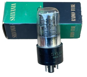 Sylvania Radio Tube 6x5GT 6X5 Made in USA - Picture 1 of 6