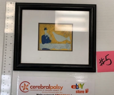 Pequeño Spence de Annora Spence - Pájaro Blanco - Estampado Enmarcado y Mate - #5 Foto 1 de 4