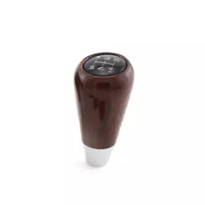 5 Speed Peach Wood Car Shift Gear Knob Manual Stick Shifter Knob Lever Universal - Bild 1 von 5