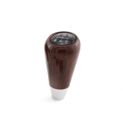 5 Speed Peach Wood Car Shift Gear Knob Manual Stick Shifter Knob Lever Universal Foto 1 de 4