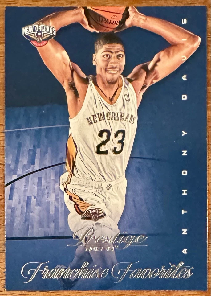 2013-14 Panini Prestige #19 Anthony Davis Franchise Favorites Pelicans Lakers - Image 1 of 2
