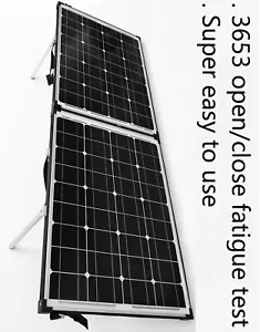 12V 140W Folding solar panel Kit. Easy to use. Suit Lead Acid & Lithium Battery - Picture 1 of 9