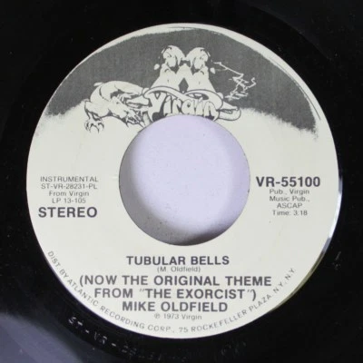 Pop 45 Mike Oldfield - Tubular Bells / Tubular Bells On Atlantic Recording Corp. - Image 1 of 2