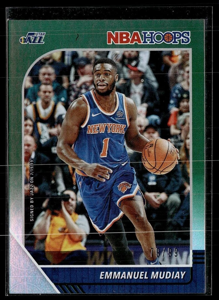 2019-20 NBA HOOPS GREEN /99 EMMANUEL MUDIAY KNICKS - Image 1 of 1