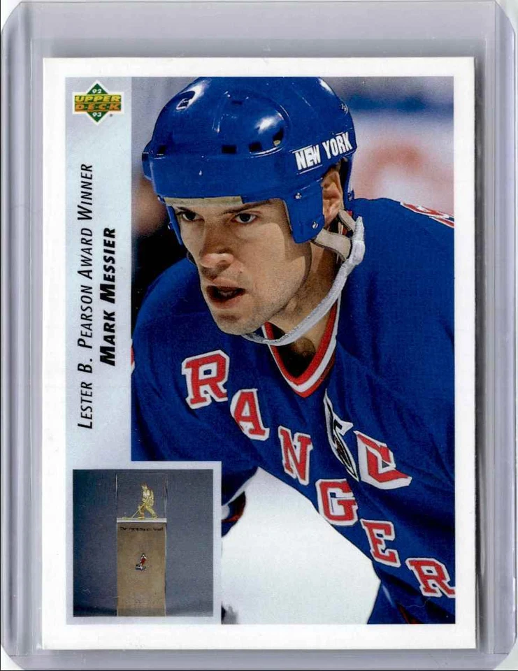 1992-93 Upper Deck Hockey Card Mark Messier B New York Rangers #432 - Image 1 of 2