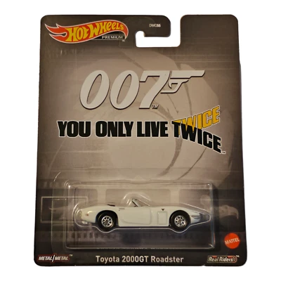 Hot Wheels Car James Bond 007 You Only Live Twice Toyota 2000GT Roadster Toy - Image 1 of 4