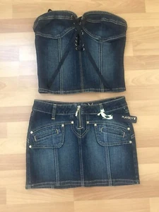 Vintage Playboy Corset And Mini Skirt Set - Picture 1 of 12