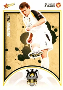 2009 2010 WELLINGTON PHOENIX A-League Card JON MCKAIN - Picture 1 of 3