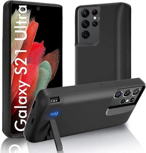 Für Samsung Galaxy S21 Ultra 5g Akku Hülle Extended Lade Cover Powerbank - Bild 1 von 9