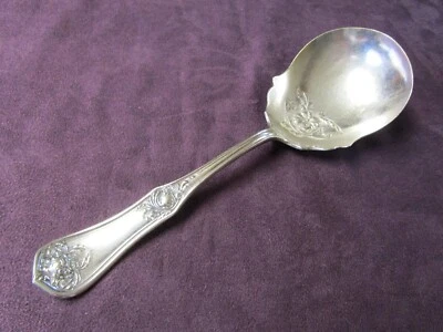 GARLAND 1910 Baya Floral Ornamentada o Cuchara para Servir Cuenco en Relieve Sin Monograma Foto 1 de 4