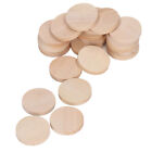 50Pcs Round Wood Coins 1.2 Inch Unfinished Wooden Circles For Painting Diy Gsa