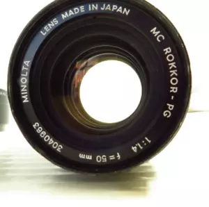 Minolta MC 50mm f1.4 Rokkor-PG Lens, As Is, Read - Picture 1 of 8