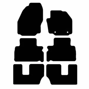 Maßgefertigte Automatten Set für Ford Galaxy (2006 - 2014) - Schwarz Rot Blau Zierleiste - Bild 1 von 4