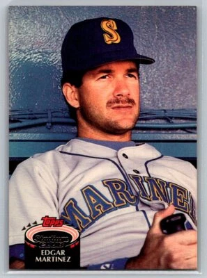 💎1992 Stadium Club Baseball #267 Edgar Martinez - Seattle Mariners💎 - Image 1 of 2