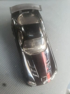 2009 "Hot Wheels Dodge Chrysler Viper SRT10 ACR C18" Die Cast Car Black Red Line - Image 1 of 4