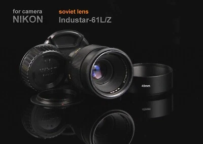 INDUSTAR - 61 L/Z MACRO Soviet lens (2,8 / 50) Copy Tessar Mount M42 - NIKON - Image 1 of 4