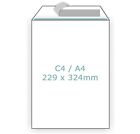 Plain White Envelopes Peel and Seal C4/A4 C5/A5 Postal Large Letter High Quality